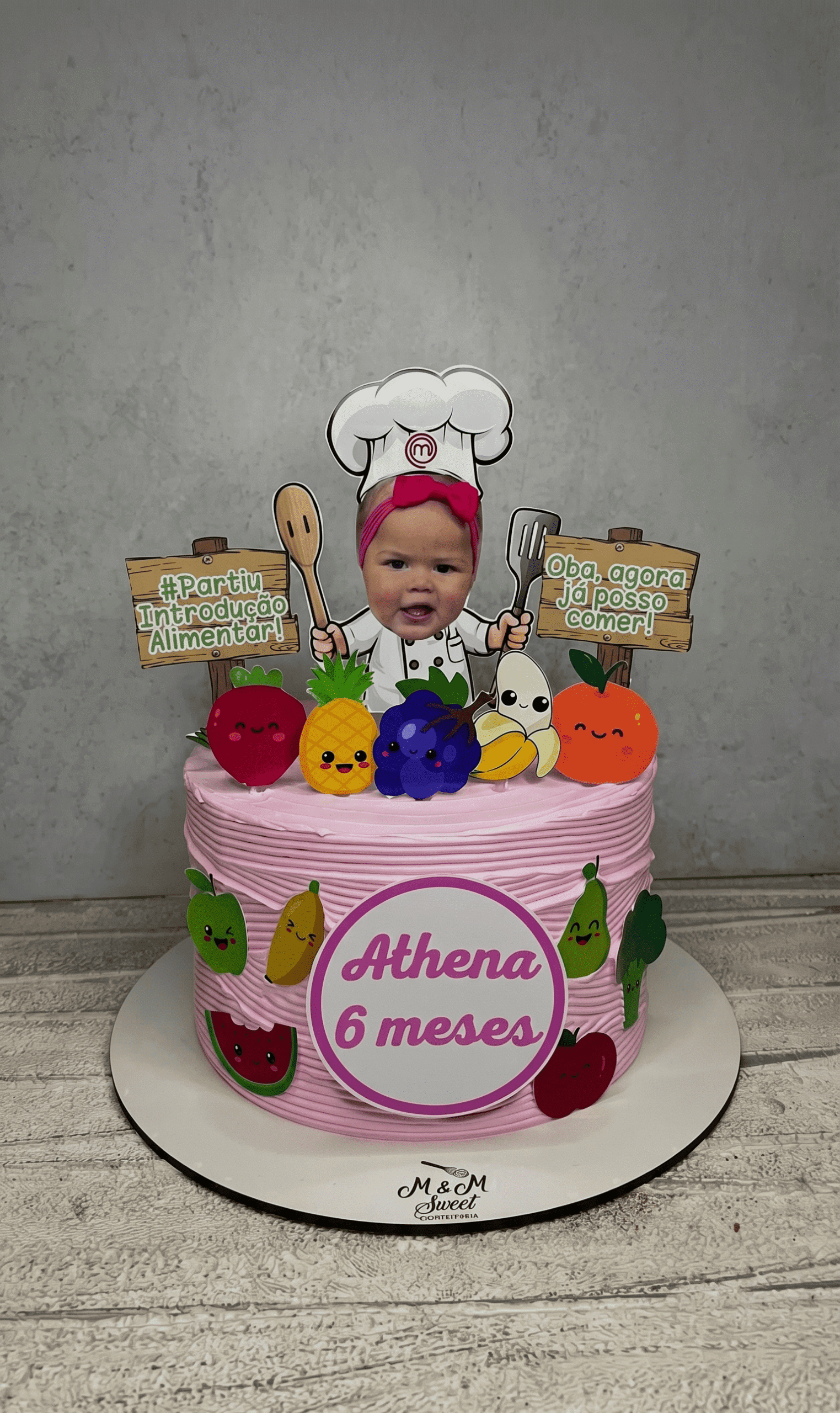 Bolo de 6 meses